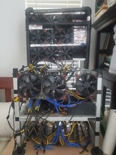 12 GPU Mining Rig with Complete Watercooling System, 3 Rads,Waterblocks Included picture