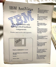 IBM Anti Virus For Window 95, Version 2.5 Software, Sealed Old Stock. *As Is* picture