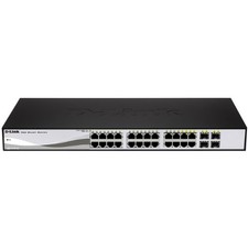Dlink DGS121028P 28 Port PoE Gigabit Smart Switch w/ 4 SFP Ports picture