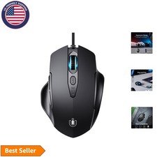 Stylish Ergonomic Wired Mouse with 7200 DPI – 6 Programmable Buttons for Gaming picture