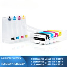 SJIC22P SJIC23P SJIC24P CISS Without Chips For Epson TM-C3500 TM-C3510 TM-C3520 picture