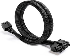 of PCIE Power Cable for Be Quiet 65CM, 12-Pin to 6+2 Pin, Male-to-Male GPU Ca... picture