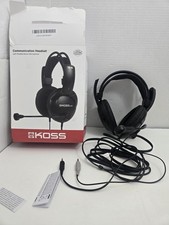 Koss SB40 Communication Headset Flexible Boom Microphone Black picture
