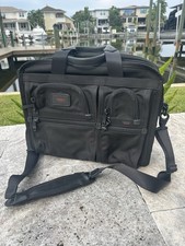 Tumi T-Pass Laptop Computer Briefcase 26516DH Black Nylon Shoulder Bag 16” picture