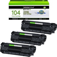 3PK FX9 FX10 104 Toner Cartridge For Canon 104 imageCLASS MF4010 MF4100 MF4110 picture