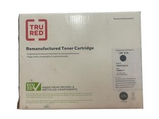 Original Staples TRU RED TRCF281A Black Toner Replace Cartridge for HP 81A New picture