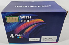 For HP 210X W2100X W2101X 4x Toner Cartridge Black Cyan Magenta Yellow with Chip picture