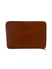 Portland Leather Goods - Brown Leather Laptop/IPad Zip Case picture