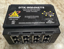 DITEK DTK-WM4NETS  4 Channel Wall Mount Network Surge Protector POE WM4NETS B-7 picture