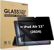 Anti-Spy Tempered Glass Film for iPad Air 11 Inch, Anti-Scratch, Anti-Shock picture