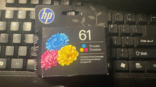Genuine New HP 61 Tri-Color Ink Cartridge EXP 2/2028 picture