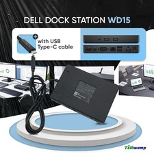 Dell USB-C Docking Station for Inspiron 13 7368 7370 7373 7460 NO AC ADAPTER picture
