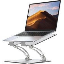 Universal Height-Adjustable Laptop Stand with Superior Cooling - Travel Friendly picture