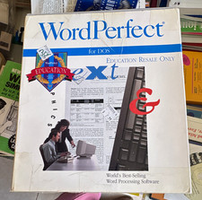 WordPerfect 5.1 for DOS Word Processing Software Academic/Education Boxed picture