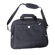 Dell Black Ballistic Nylon Laptop Messenger Bag Briefcase Professional Travel Z2 picture
