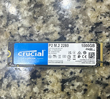 Crucial P2 1TB/1000GB Internal SSD M.2 2280 NVMe PCIe M.2 CT1000P2SSD8 picture