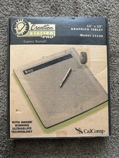 Vintage 1990s CalComp Creation Station Pro Graphics Tablet #11120 New In Box Big picture