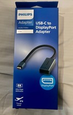 Philips Elite 8K USB-C to Display Port Adapter Travel Sized - Sealed Box picture