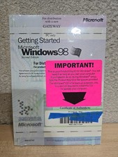 MICROSOFT WINDOWS 98 SECOND EDITION OPERATING SYSTEM Sealed (PCs W/O Windows)* picture