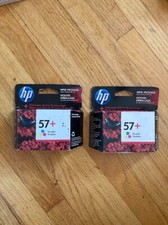 2 X  New Genuine HP 57+ Tri-Color Ink Cartridge, CB278AN Exp 01/2012 picture