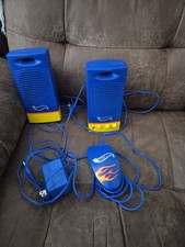 Hot Wheels Computer Mouse & Amplified Multimedia Speakers 1999 Mattel Vintage picture