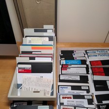 Vintage 5.25 -Inch Floppy Disk Lot of 80 + – Mixed Brands – As Is / Untested picture