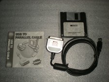 NEW Micro Innovations USB To Parallel Printer Cable Adapter BiDirectiona USB545C picture