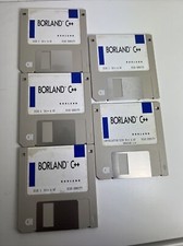 A Lot of BORLAND C++ BORLAND INSTALLATION DISK BC++ & AF, Floppy Disk Vintage. picture