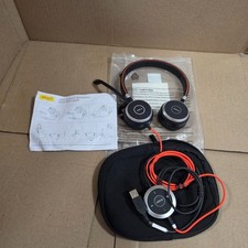 Jabra Evolve 40 Stereo Wired Headset USB-A 3.5mm Noise Cancelling Mic Open Box picture