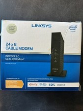 LINKSYS CM3024 High Speed DOCSIS 3.0 24x8 Cable Modem With Power Cable picture