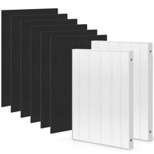 Replacement Filter for Fellowes Aeramax 200 2H6C - 2 Hepa and 6 carbon filters picture