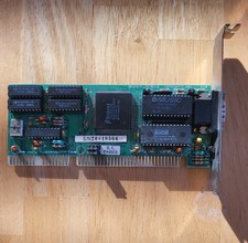 RARE 1991 TRIDENT TVGA9000B 512K ISA VGA CARD 9016X2/4 HNG2YPTVGA06X4LT2 MXB70 picture