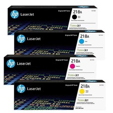 HP 218A Complete Toner Set KYCM for LaserJet Pro 3201dw MFP 3301fdw Genuine New picture