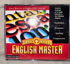 SmartWorks English Master PC CD-ROM Grammar Spelling Vocabulary Windows 95+ picture