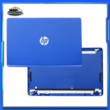 New Blue Textured LCD Back Cover for HP 15-DA 15-DB 15T-DA 15T-DB Rear Lid Case picture