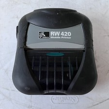 Zebra RW420 R4D-0UGA000N-FL Thermal Mobile Printer WiFi USB Sold As Is picture