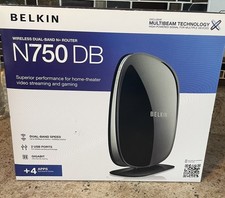 Belkin N750 DB 450 Mbps 4-Port Gigabit Wireless N Router (F9K1103) picture