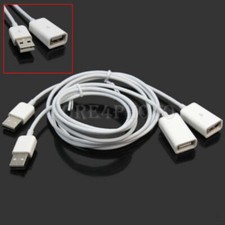 1m USB 2.0 Male To Female M/F Extension Extender Charging Cables Cords New picture