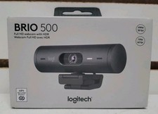 Logitech Brio 500 Full HD Webcam with Auto Light Correction,Show Mode, Dual Nois picture