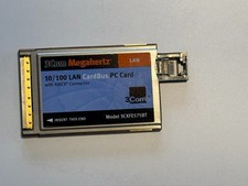 3Com Megahertz 10-100 LAN PC Card Cardbus 32 bit  Model 3CXFE575BT picture