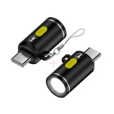 2 Pack Mini Flashlight USB C LED Light Brightness 210Lumens for Phone/Power Bank picture