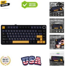 x Aula F75 Gasket Mechanical Keyboard, 75% Wireless Hot Swappable Gaming Keyb... picture