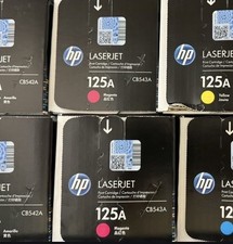 HP 125A CB543A Magenta Toner Cartridge LaserJet CP1215 CM1312 Original picture