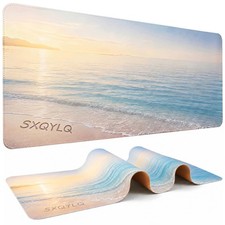 PU Leather Desk Pad, Large Desk Mat & Extended Pad for Office picture