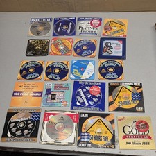 Vintage AOL Software CD Lot Gold Platinum Premier 4.0 5.0 7.0 100–1025 Hours picture