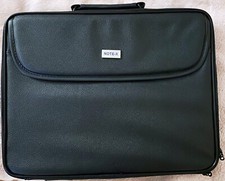 Note-X Black Faux Leather Messenger/Laptop Bag picture