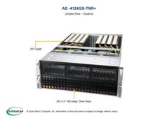 Supermicro AS-4124GS-TNR 4U 8GPU server, 2x AMD 7C13 CPU, 4x 32GB 3200MHz RAMs- picture