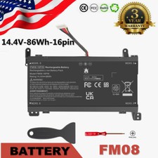 86Wh 16Pin FM08 Battery For HP Omen 17-an014ng HSTNN-LB8B 922753-421 922977-855 picture