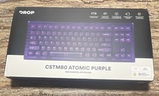DROP CSTM80 Atomic Purple Wired Mechanical Keyboard ANSI English RGB Hot-Swap picture
