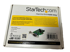 Startech 1 Port RS-232 Serial Card PEX1S553LP PCI Express UART Low Profile NEW picture